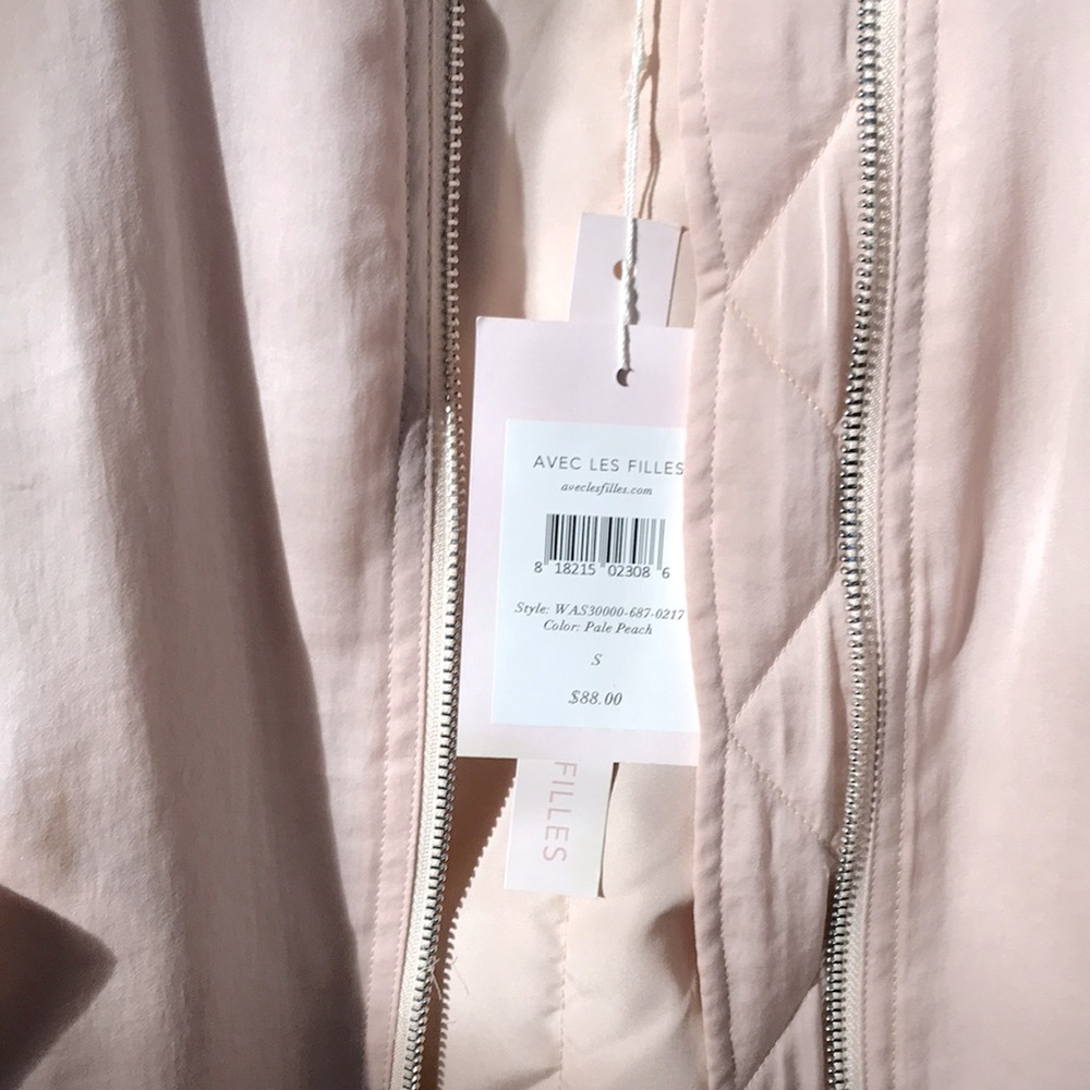 New Avec Les Filles blush pink jacket - Picture 3 of 6